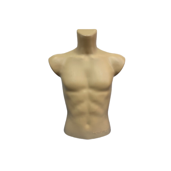 Mannequine Partie Plastique Supérieur Homme – Couleur Biege