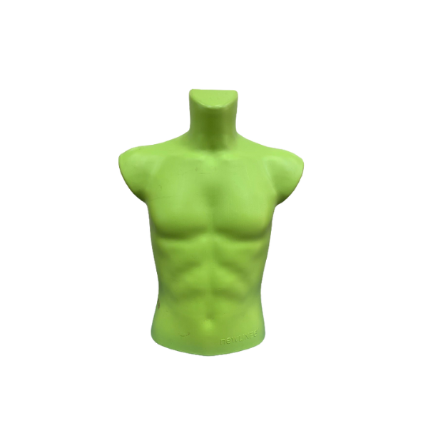 Mannequine Partie Plastique Supérieur Homme – couleur pistache