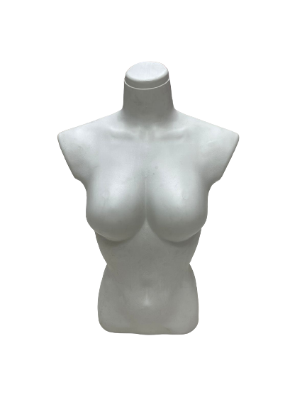 Mannequin Femme Partie Superieur En Plastique – Couleur Blanc
